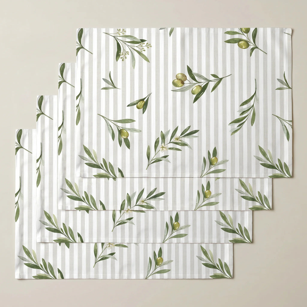 Mantel individual antimanchas pack 4 unidades Oliver