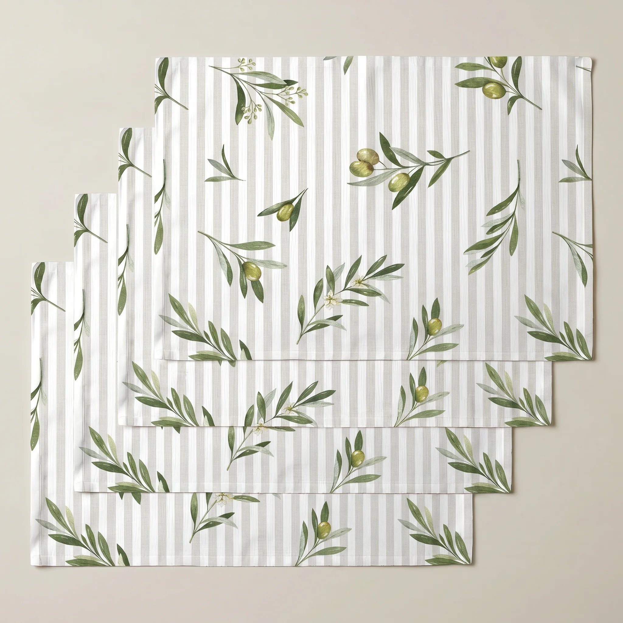 Mantel individual antimanchas pack 4 unidades Oliver