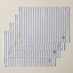 Mantel individual antimanchas pack 4 unidades Rilen Marino