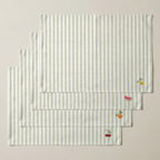 Mantel individual antimanchas pack 4 unidades Rilen Verde