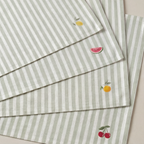 Mantel individual antimanchas pack 4 unidades Rilen Verde