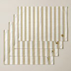 Mantel individual antimanchas pack 4 unidades Seleni Ocre