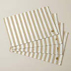 Mantel individual antimanchas pack 4 unidades Seleni Ocre