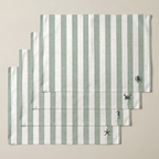 Mantel individual antimanchas pack 4 unidades Seleni Verde