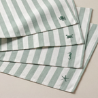 Mantel individual antimanchas pack 4 unidades Seleni Verde