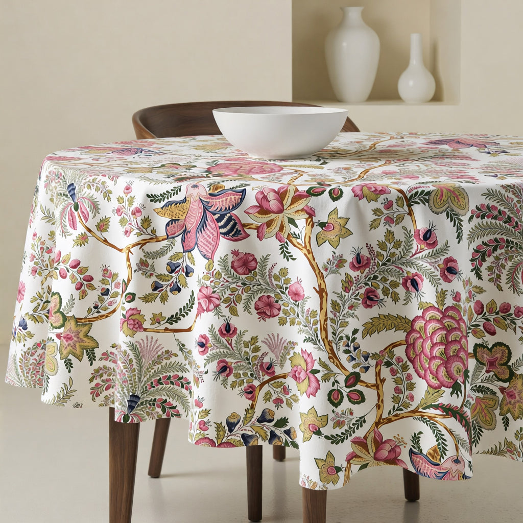 Mantel redondo resinado antimanchas Palopa 1