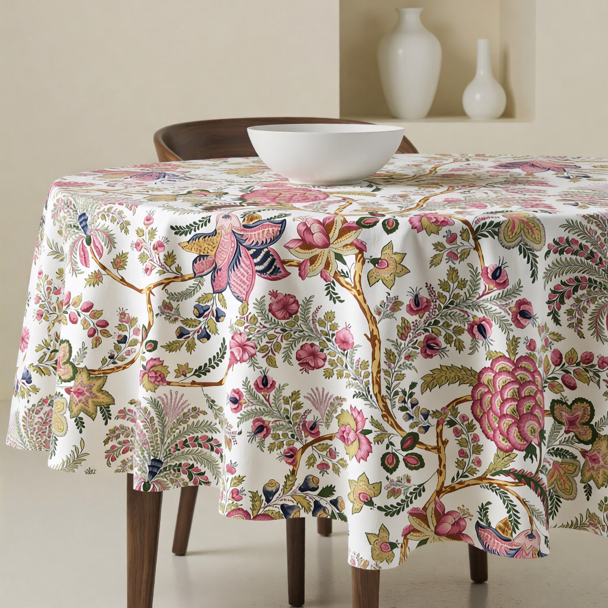 Mantel redondo resinado antimanchas Palopa 1