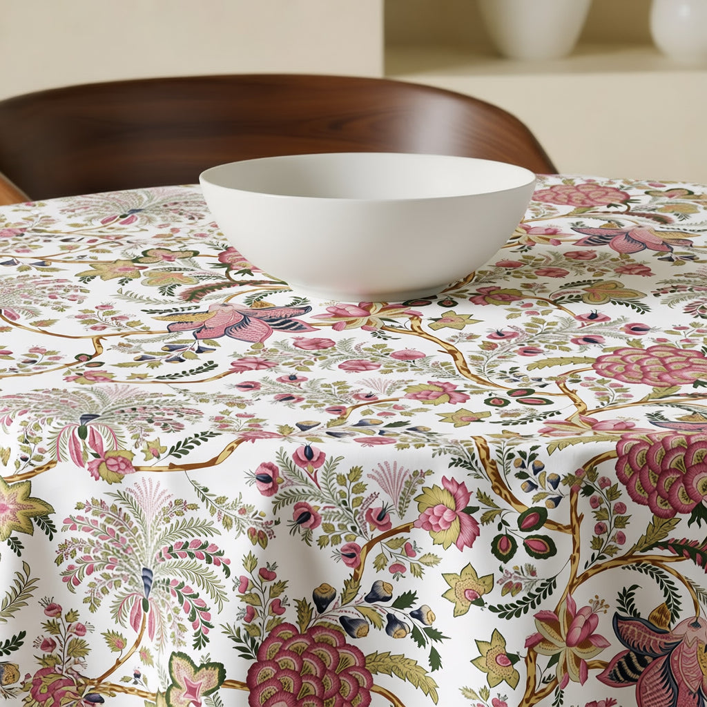 Mantel redondo resinado antimanchas Palopa 1