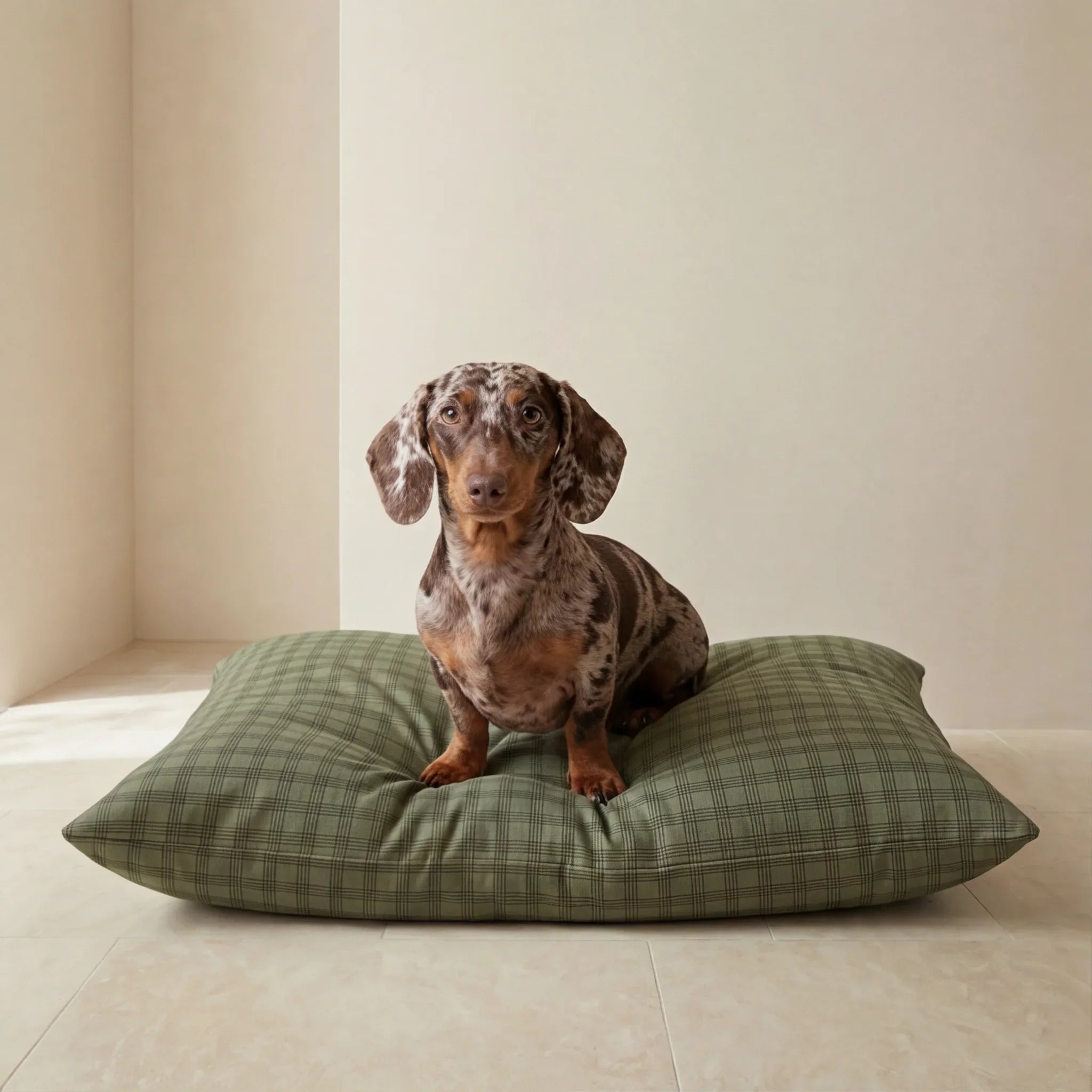 Cama para mascotas desenfundable antimanchas Pancho Green