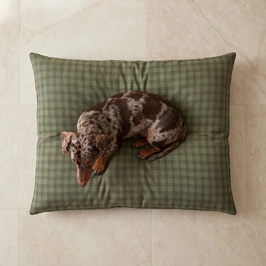 Funda para cama de mascota antimanchas Pancho Green
