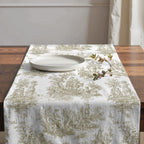 Camino de mesa 100% algodón Paulo Beige 50x150 cm