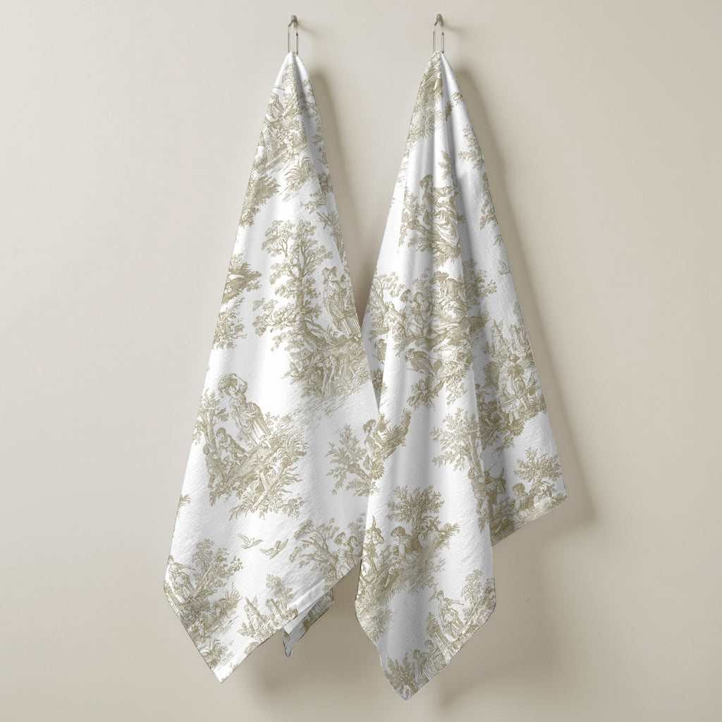 Pack 2 unidades paño de cocina Paulo Beige