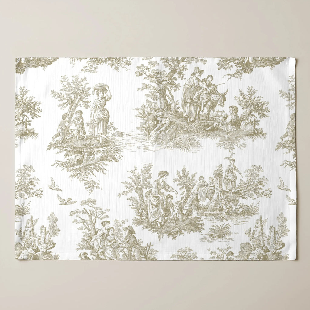 Mantel individual antimanchas pack 4 unidades Paulo Beige