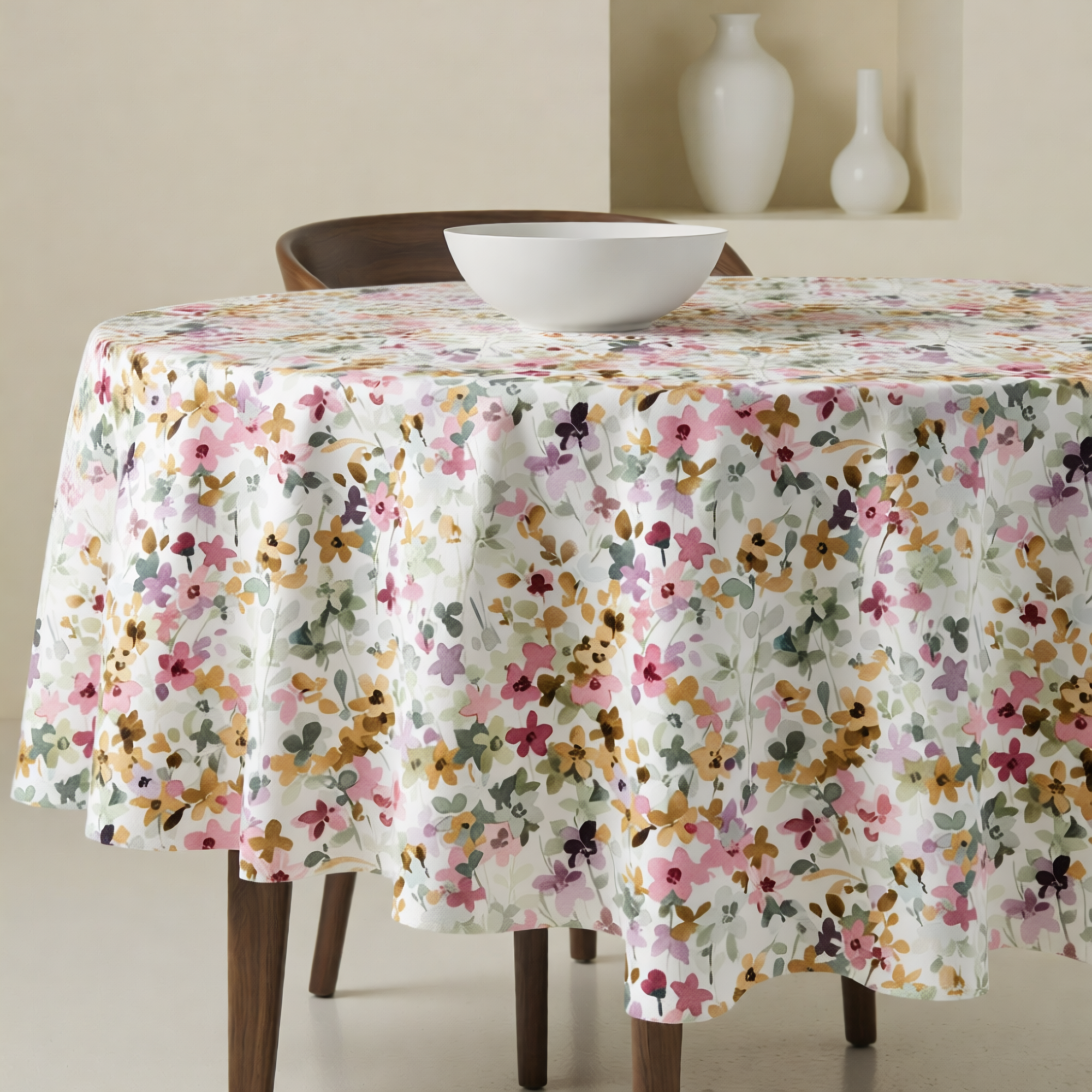 Mantel redondo antimanchas Peter