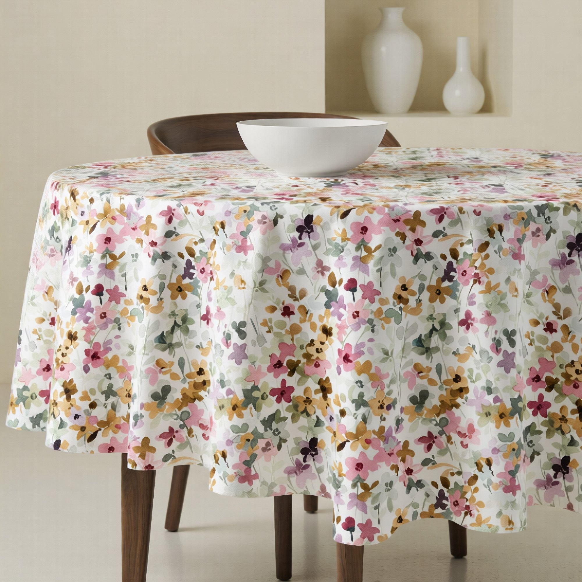 Mantel redondo antimanchas Peter