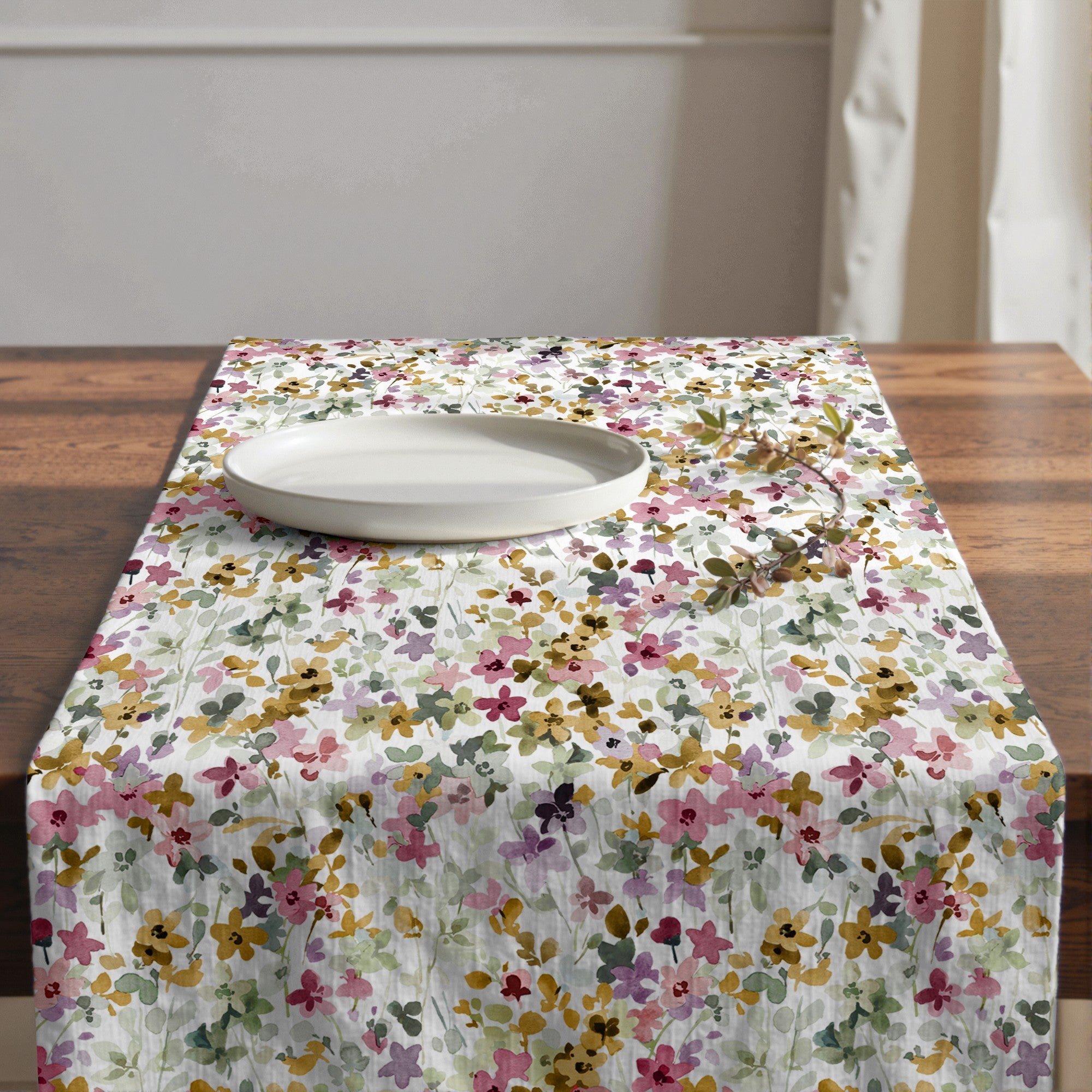 Camino de mesa 100% algodón Peter 50x150 cm