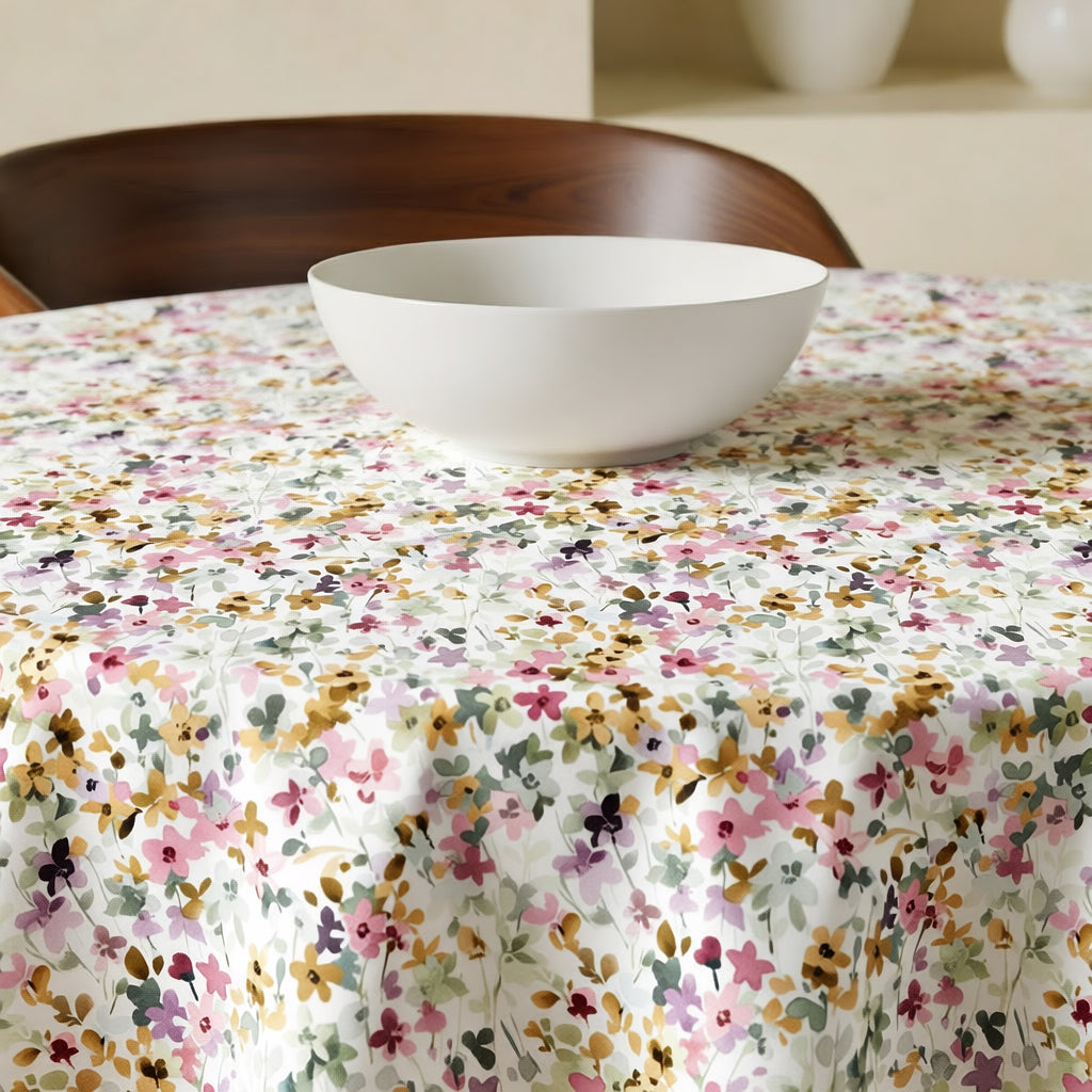 Mantel redondo antimanchas Peter