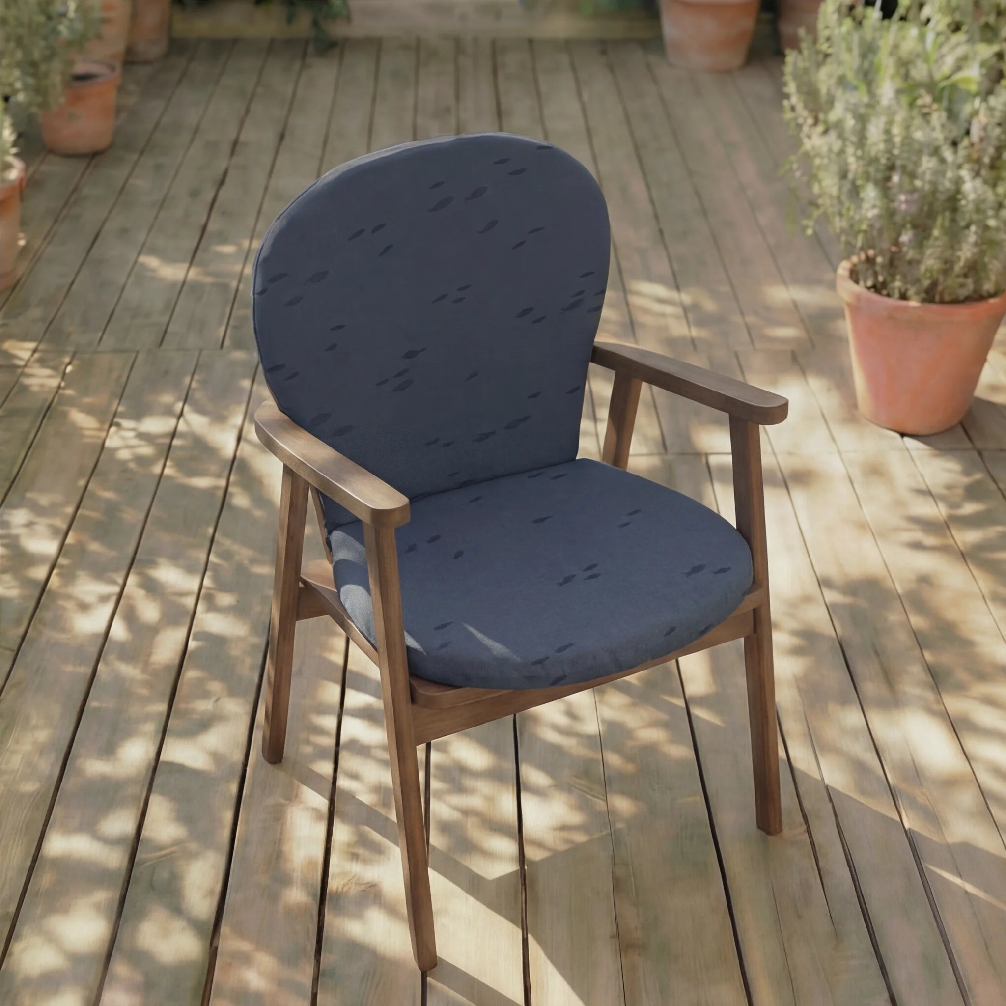 Cojín para silla de exterior Pezqui Azul