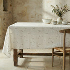 Mantel antimanchas 100% algodón Pezqui Beige