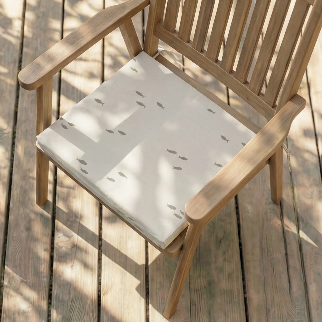 Cojín para asiento acolchado Pezqui Beige 40x40x5 cm