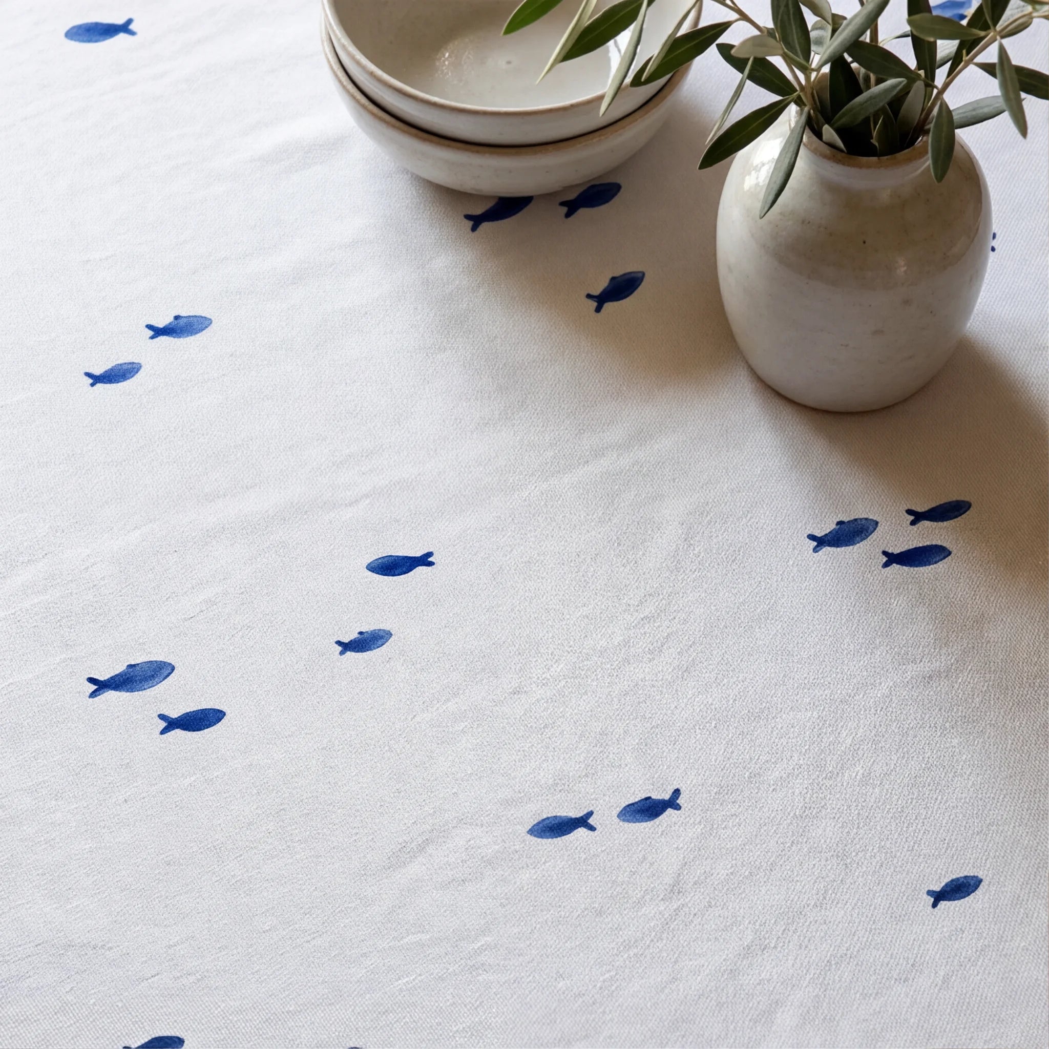 Mantel antimanchas 100% algodón Pezqui