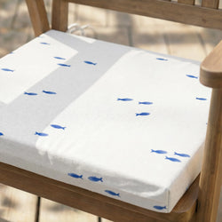 Cojín para asiento acolchado Pezqui 40x40x4 cm