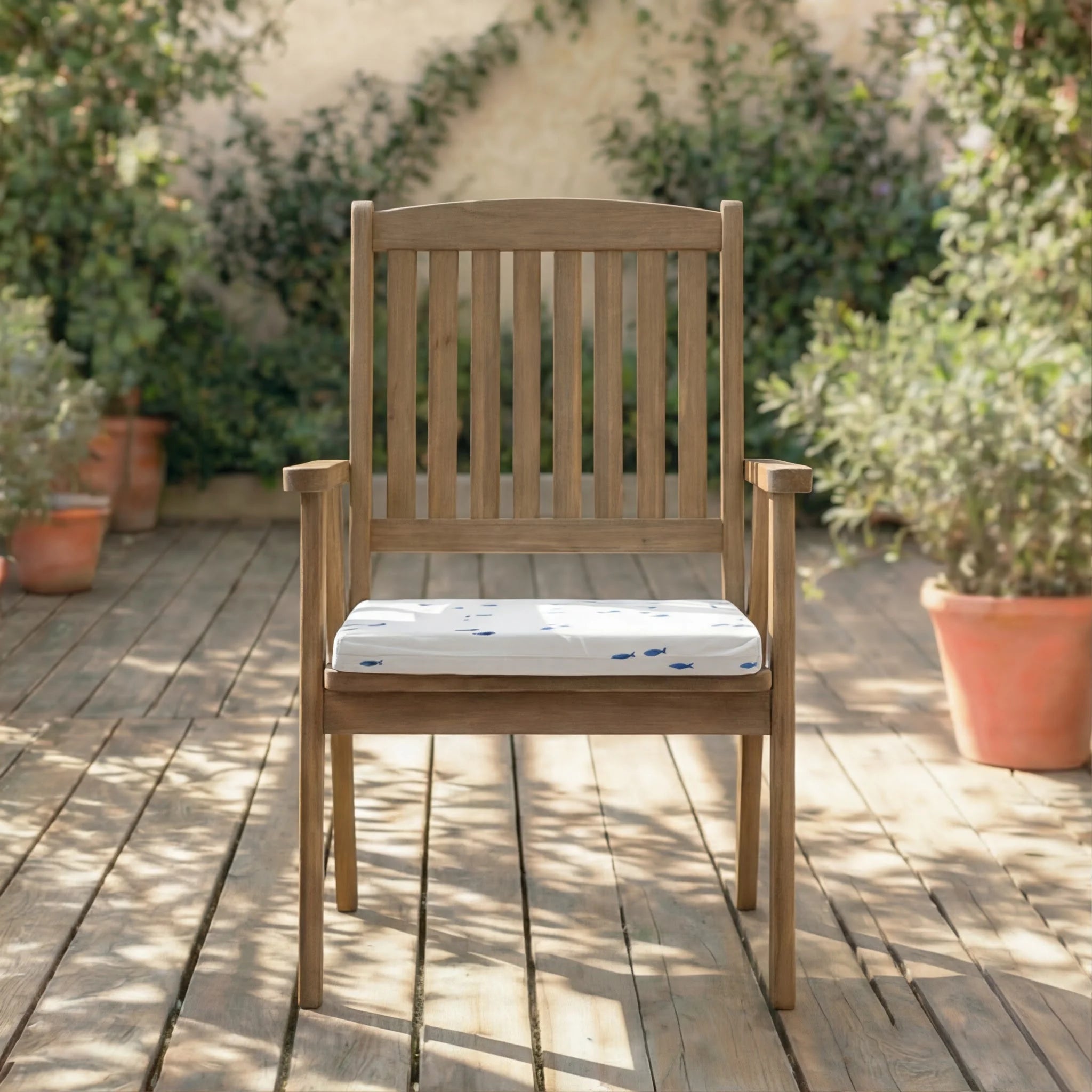 Cojín para asiento acolchado Pezqui 40x40x5 cm