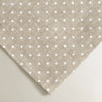 Pack 2 unidades mantel individual resinado Plumeti Blanco 100% algodón 45x35 cm