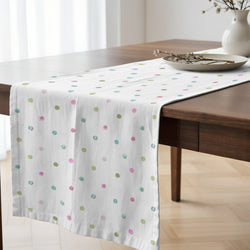 Camino de mesa 100% algodón Rayas Pinceladas Coord. 2 50x150 cm