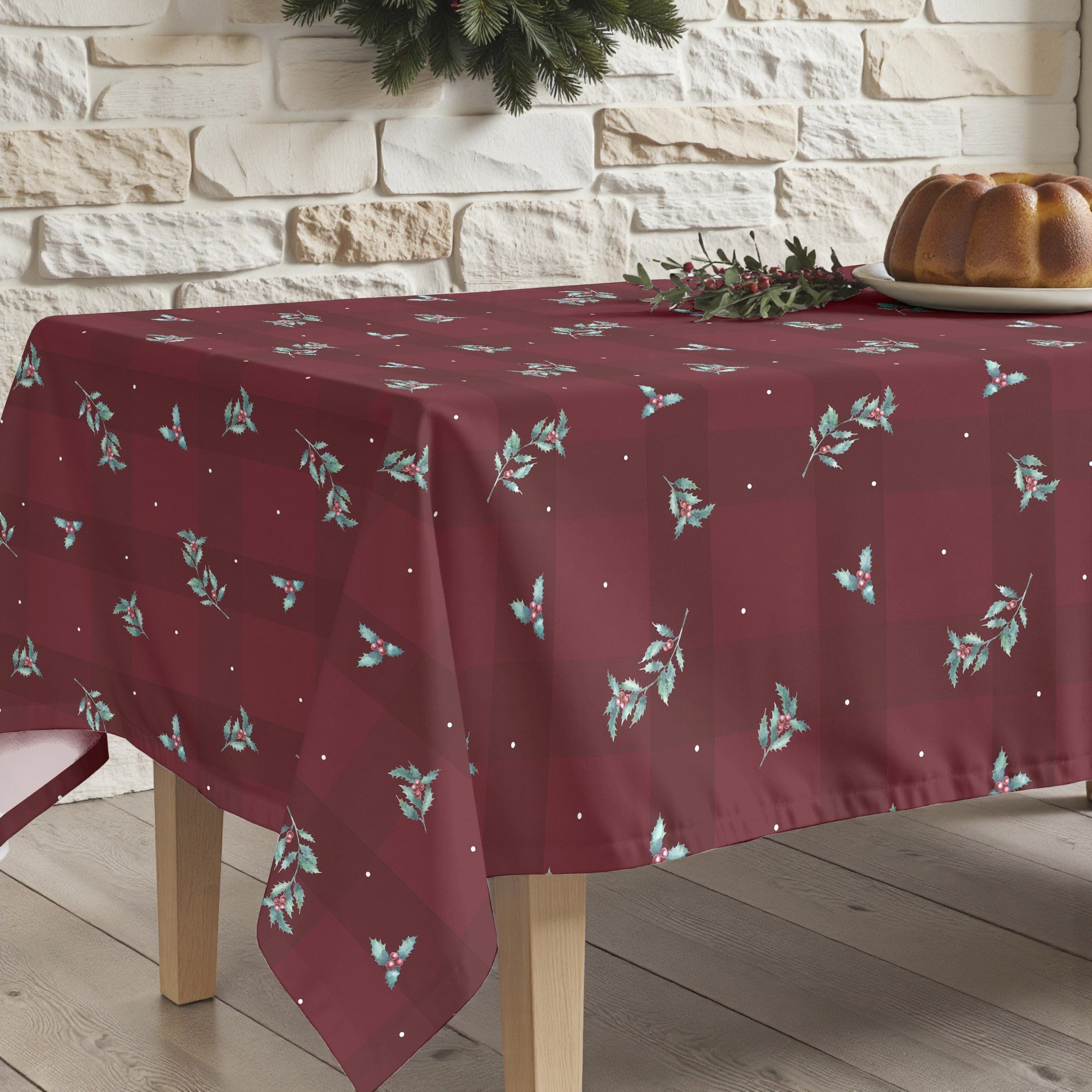 Mantel antimanchas Red Christmas 1