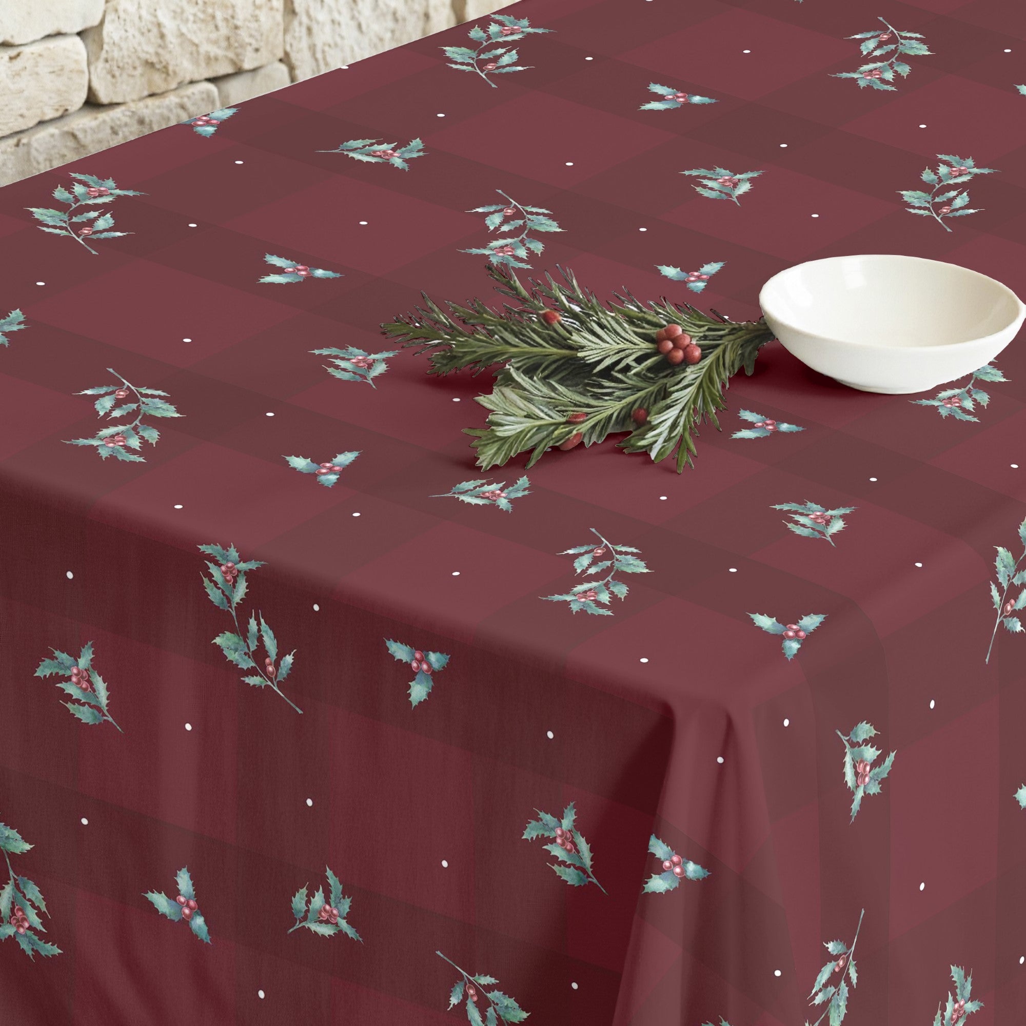 Mantel antimanchas Red Christmas 1