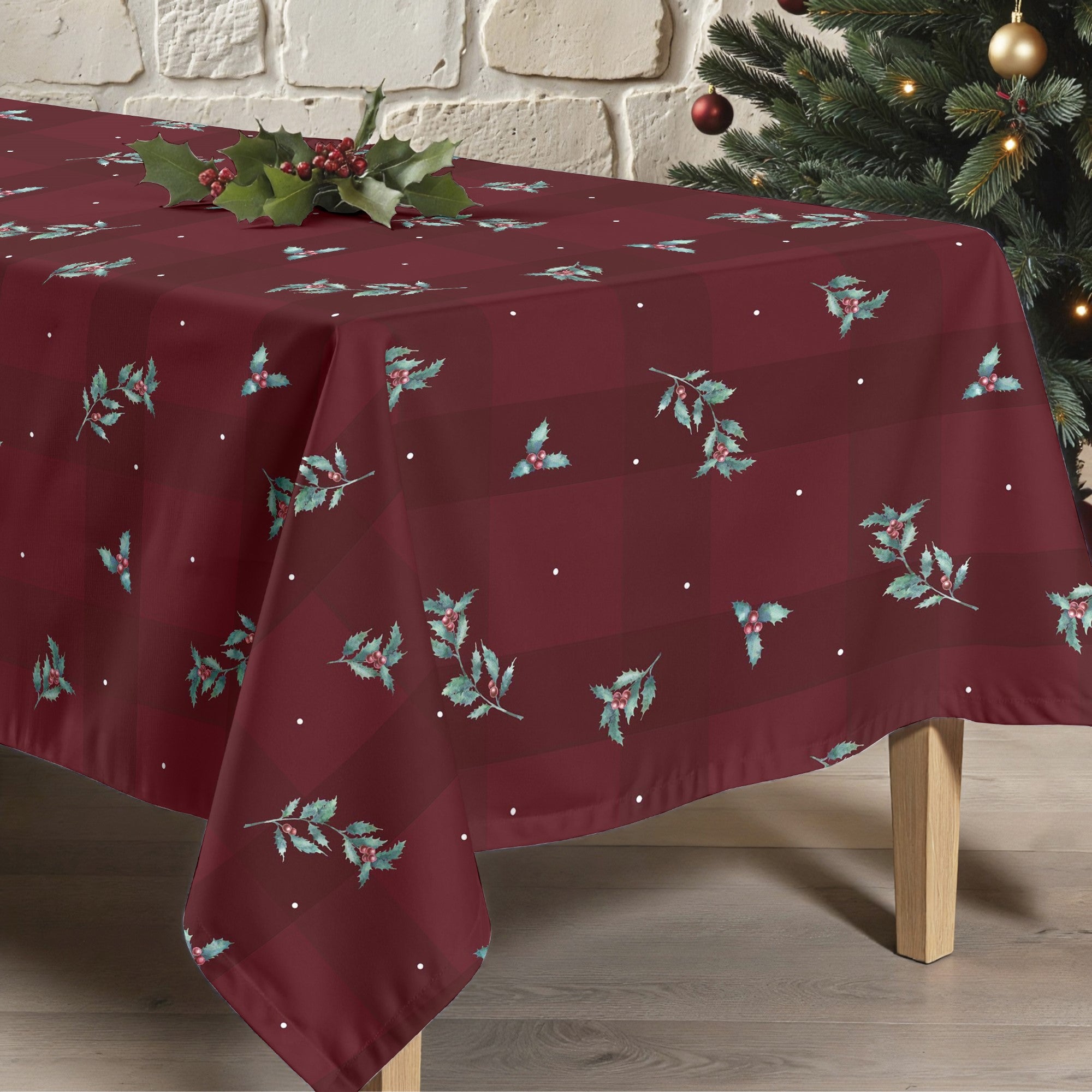 Mantel antimanchas Red Christmas 1