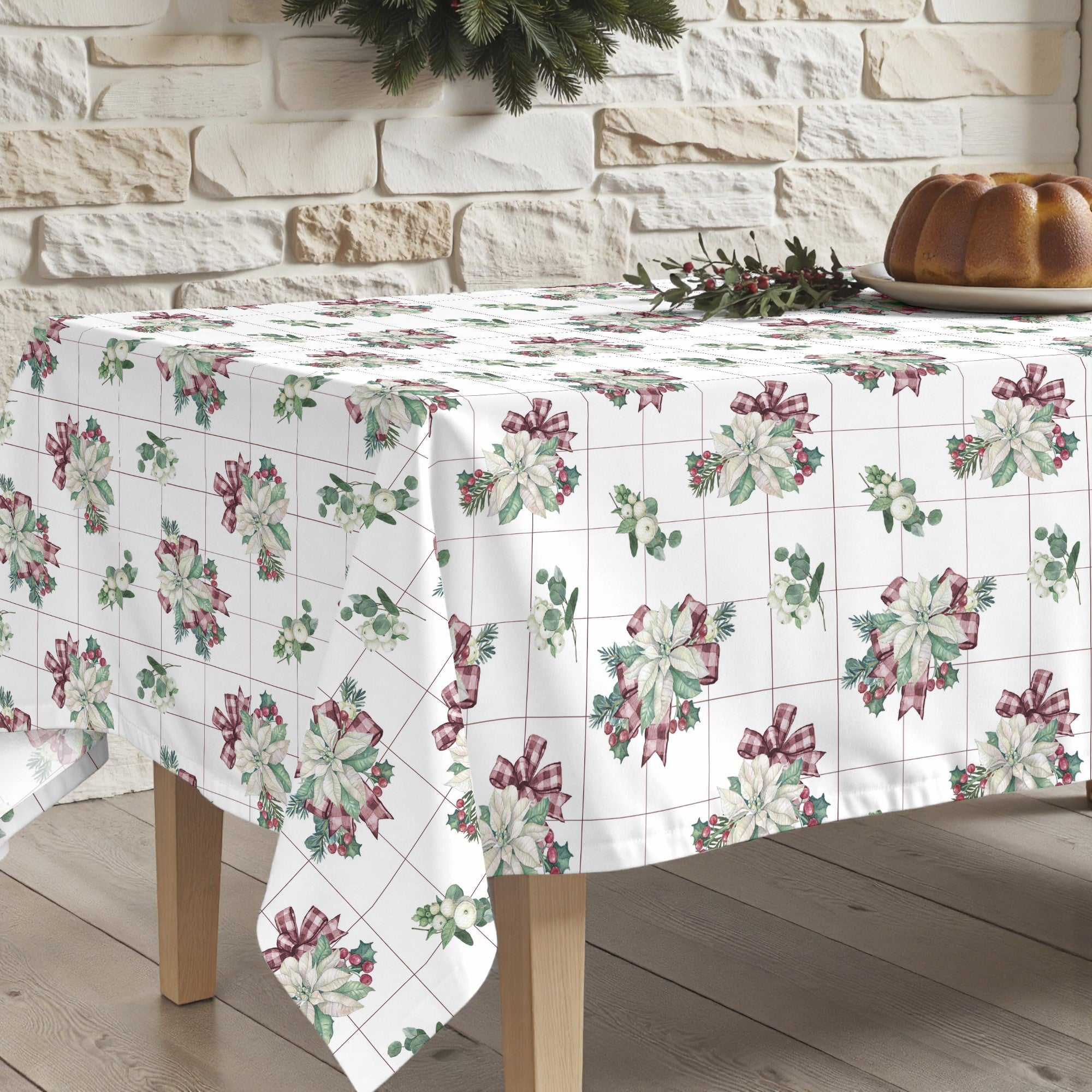 Mantel antimanchas Red Christmas 2