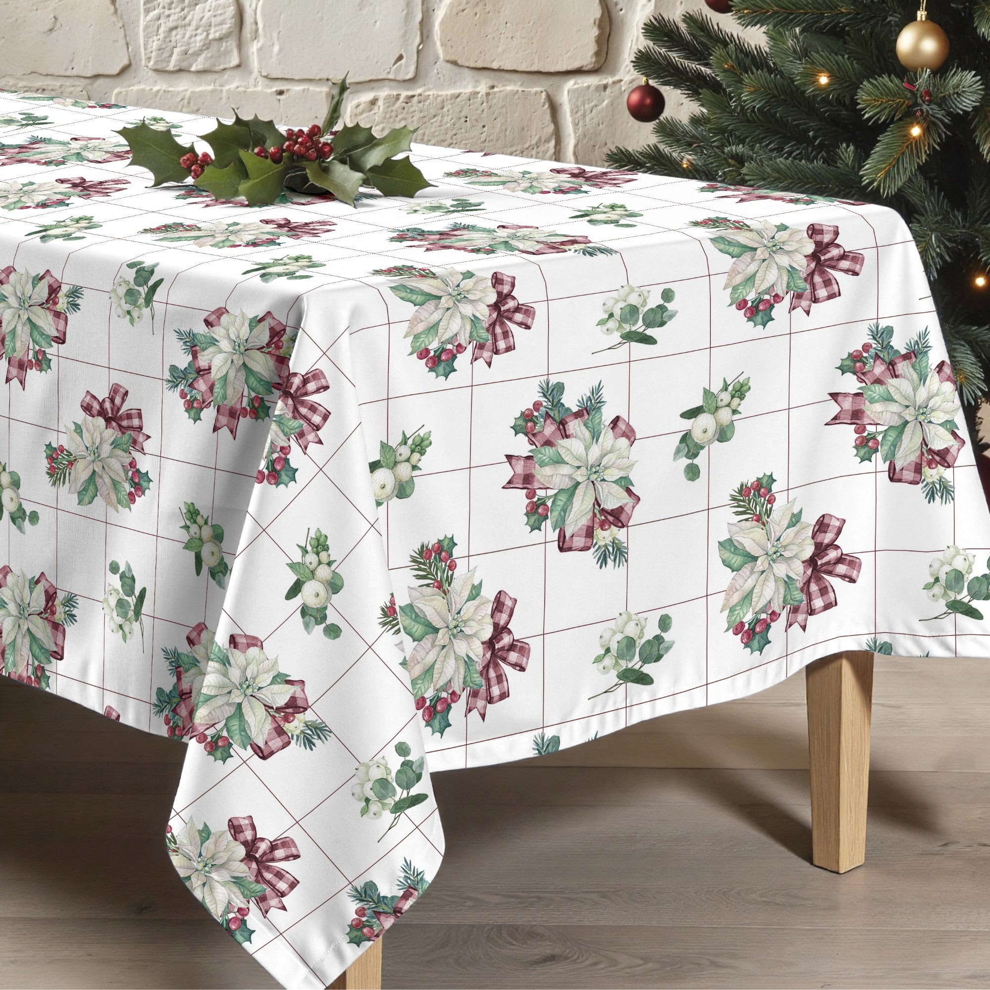 Mantel antimanchas Red Christmas 2