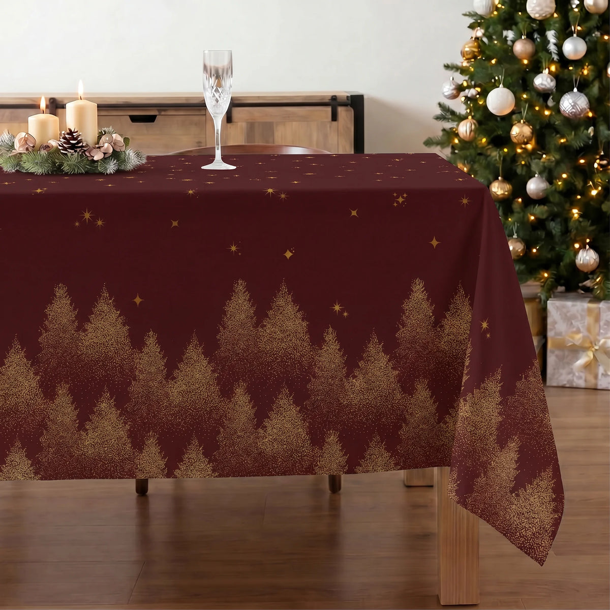 Mantel antimanchas 100% algodón Red stalit sky 1225