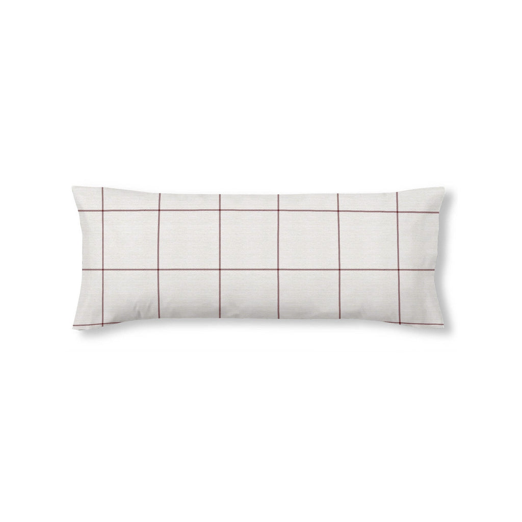Funda de almohada Red Windowpana