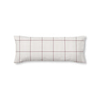 Funda de almohada Red Windowpana