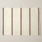 Mantel individual antimanchas pack 4 unidades Renali Burdeos