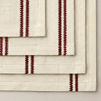 Mantel individual antimanchas pack 4 unidades Renali Burdeos