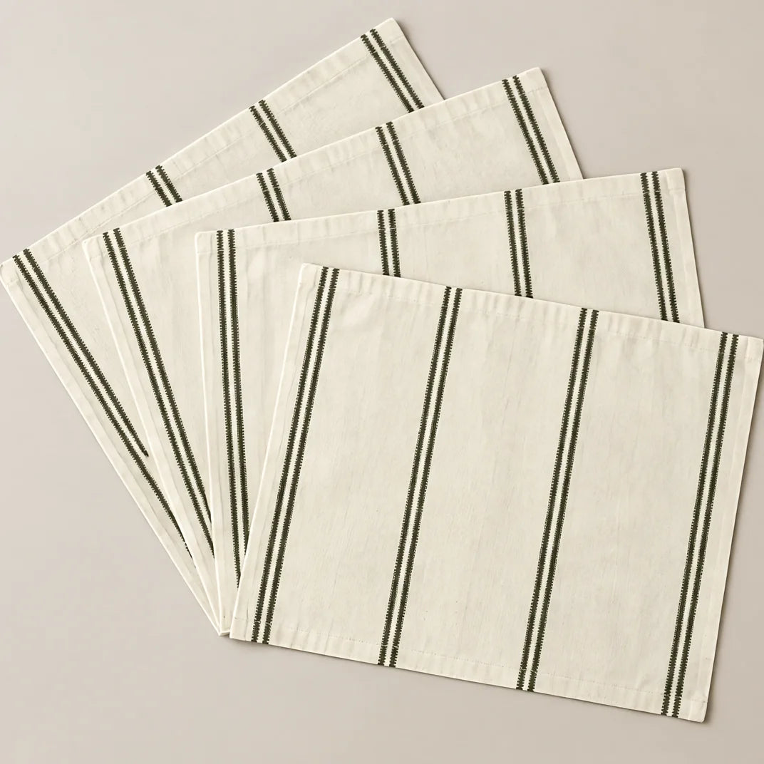 Mantel individual antimanchas pack 4 unidades Renali Verde