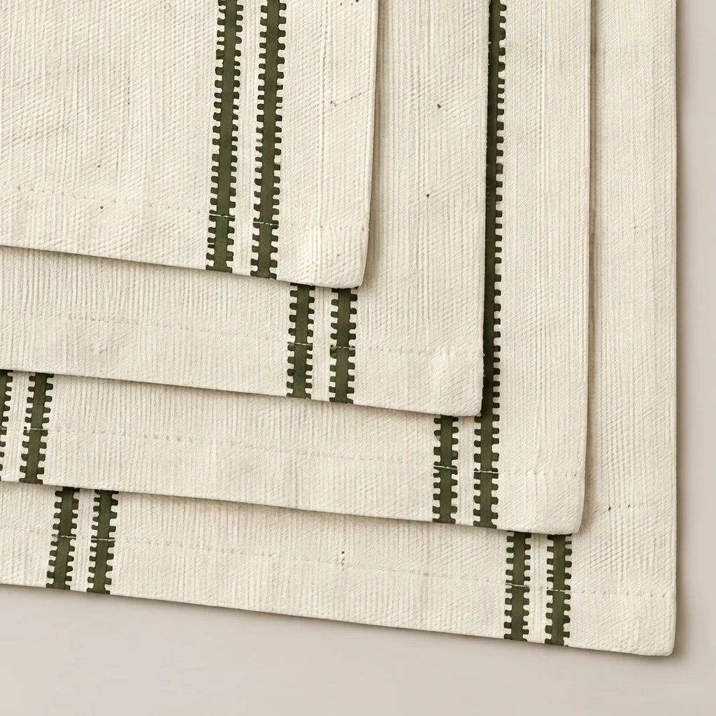 Mantel individual antimanchas pack 4 unidades Renali Verde