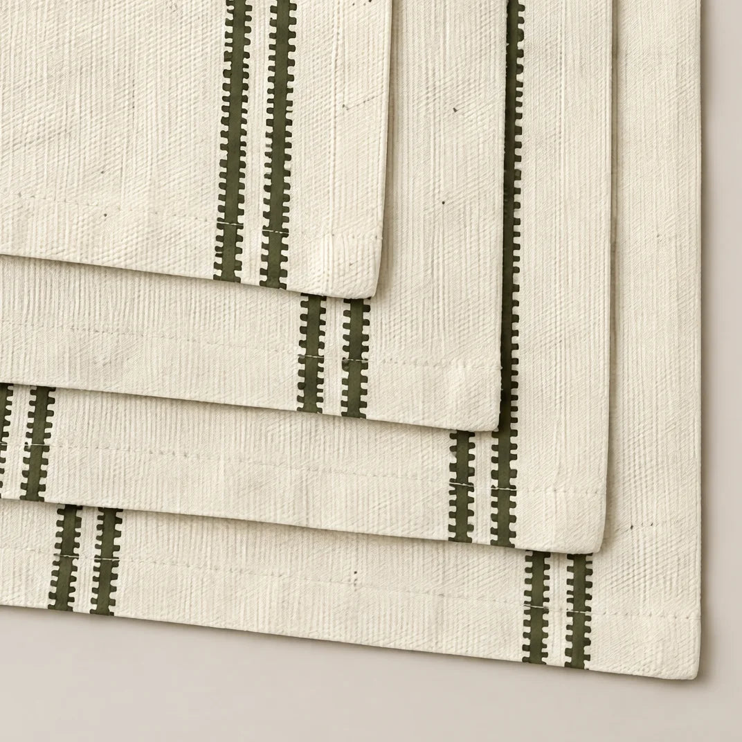 Mantel individual antimanchas pack 4 unidades Renali Verde