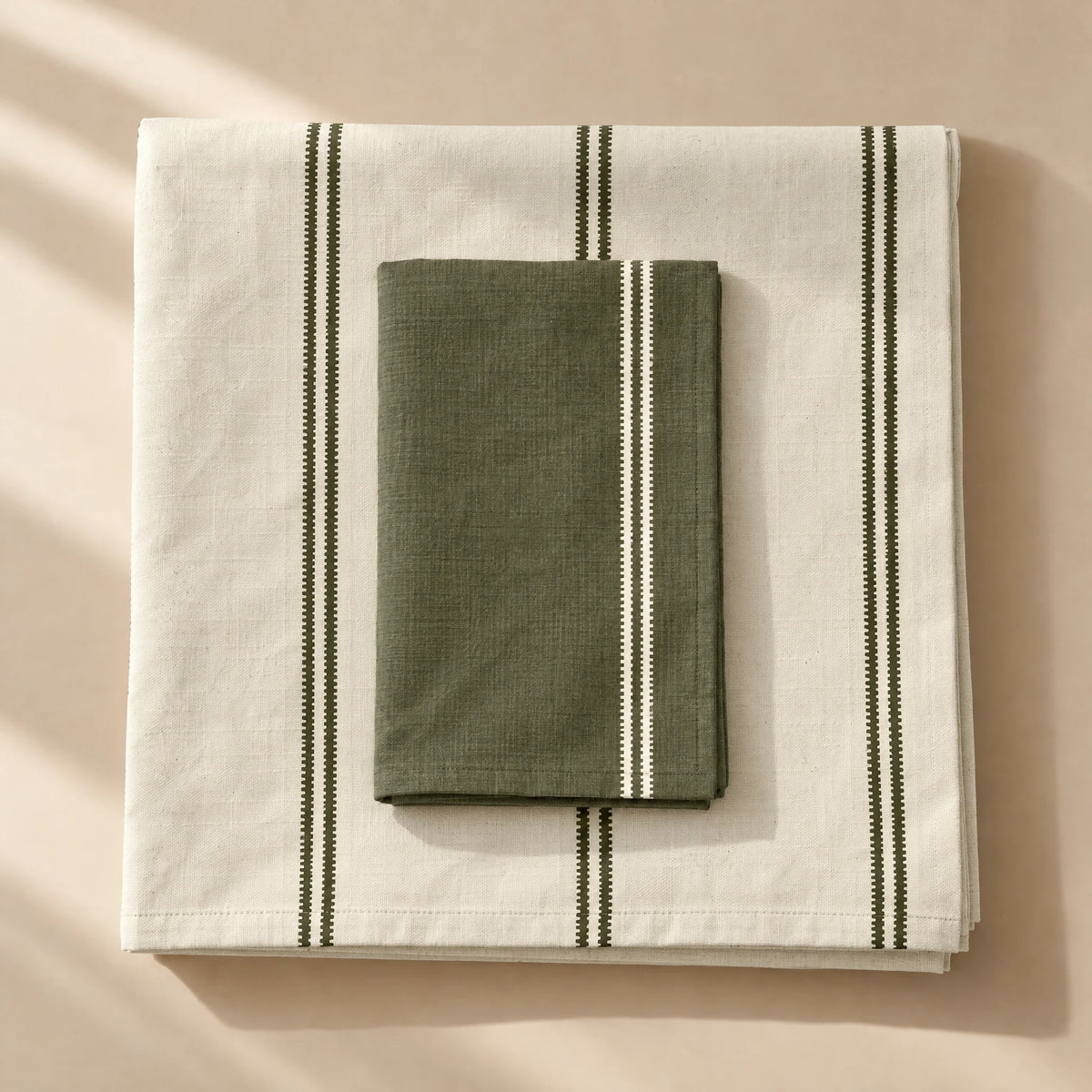 Mantel antimanchas 100% algodón Renali Verde