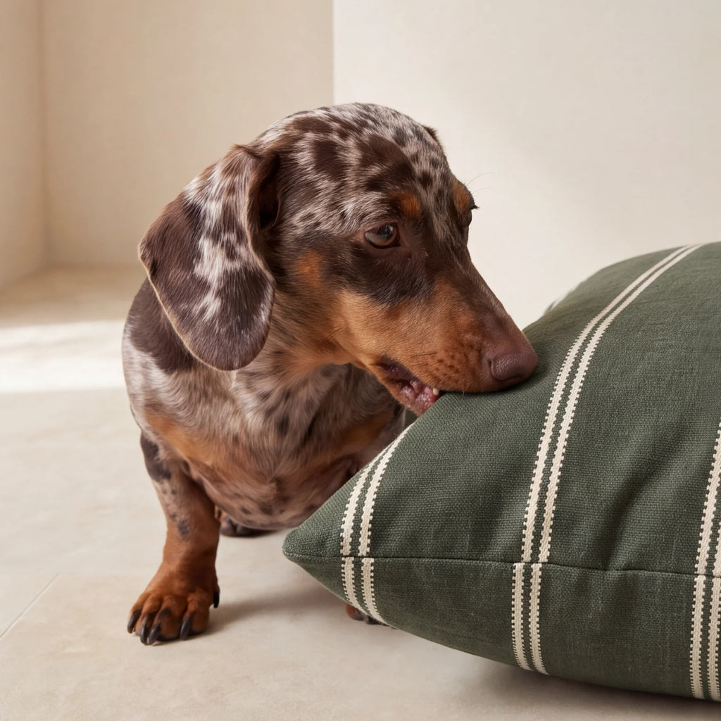 Cama para mascotas desenfundable antimanchas Renali Verde