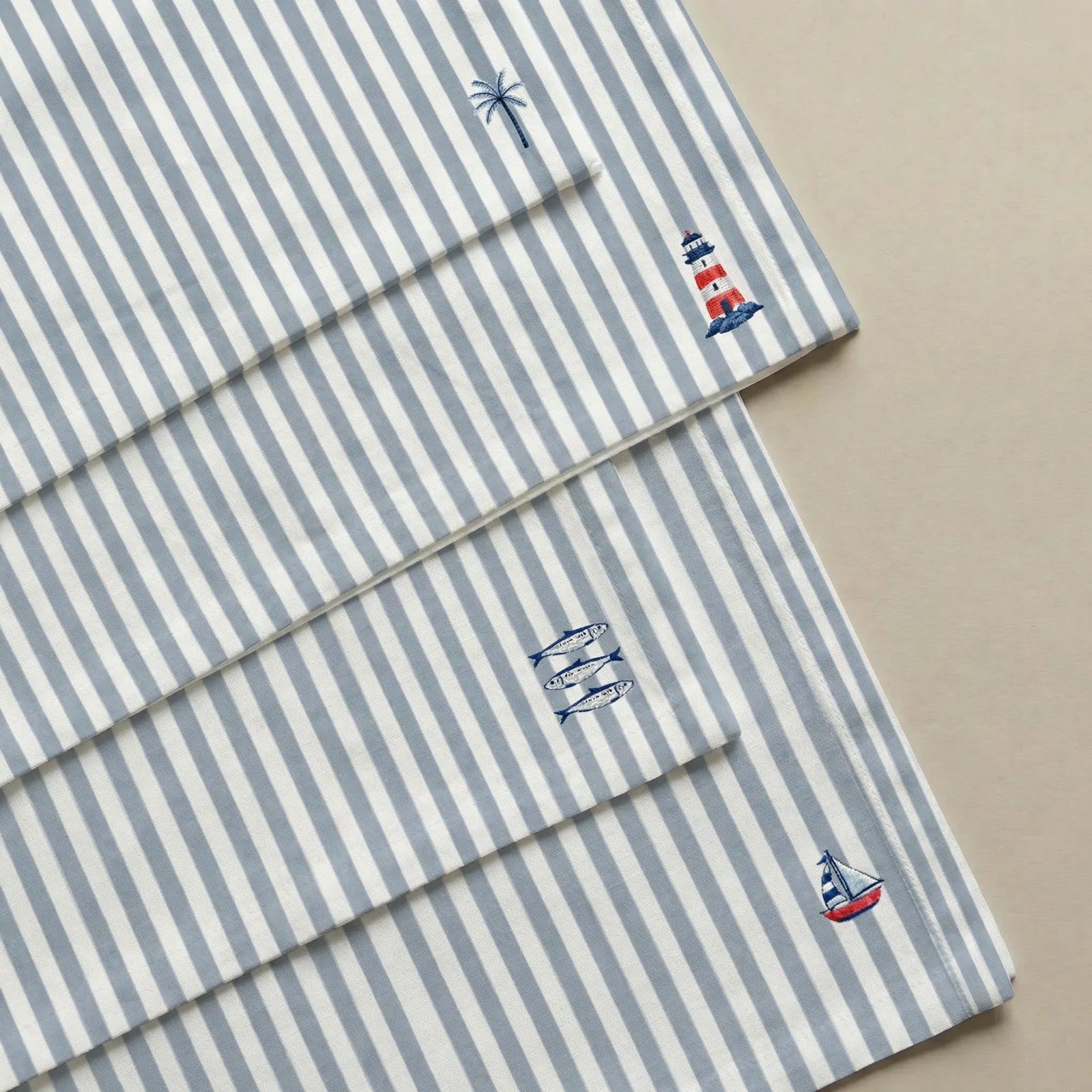 Pack de 4 unidades servilletas Rilen Marino