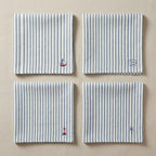 Pack de 4 unidades servilletas Rilen Marino