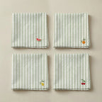 Pack de 4 unidades servilletas Rilen Verde