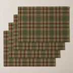 Mantel individual antimanchas pack 4 unidades Roble