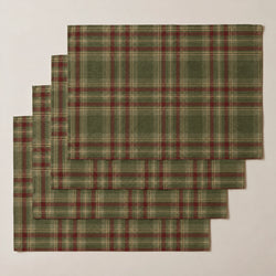 Mantel individual antimanchas pack 4 unidades Roble