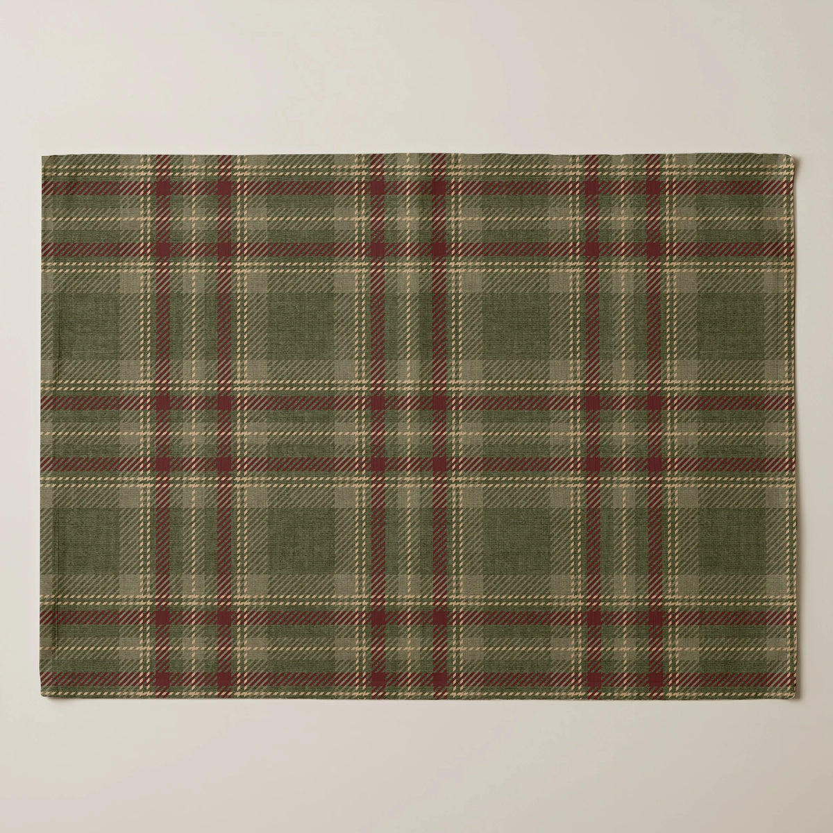 Mantel individual antimanchas pack 4 unidades Roble